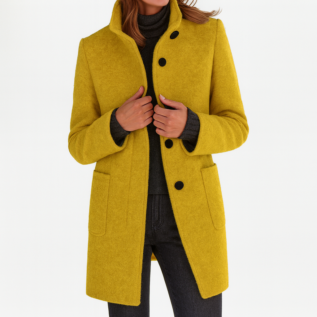 Victoria | Ladies Coat with High Collar